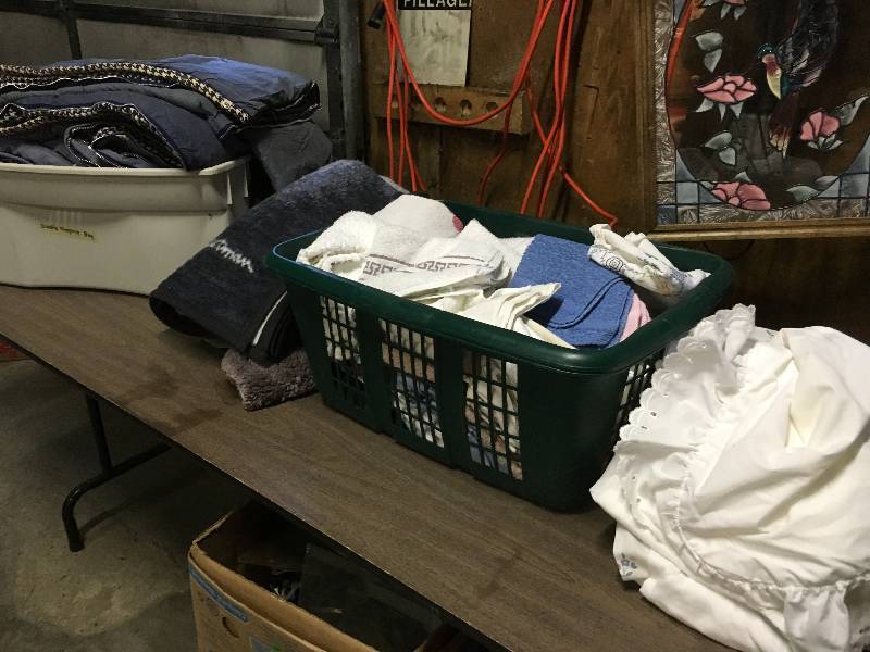 Heavy Sleeping Bags, Towels and Blankets