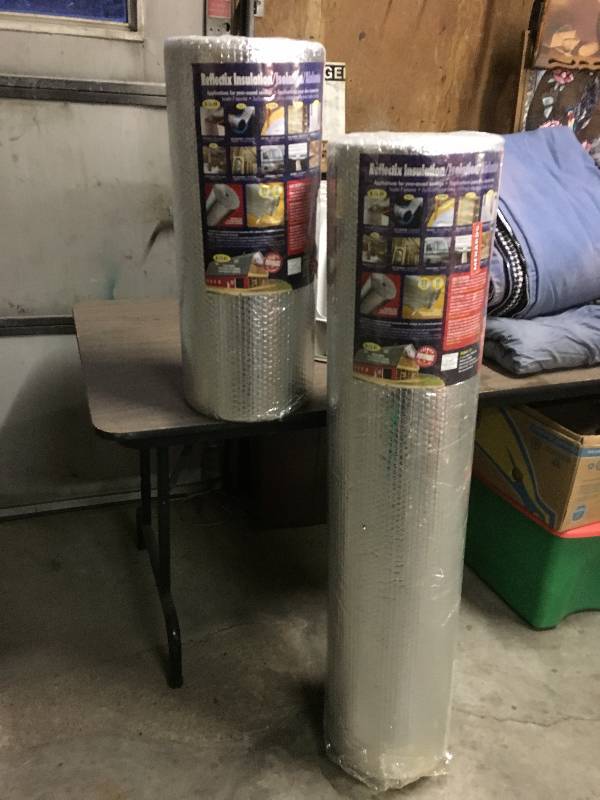 Two New Rolls of Insulation
