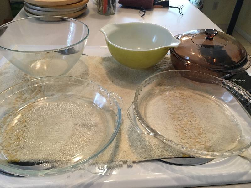 Glass Pie Plates, and More