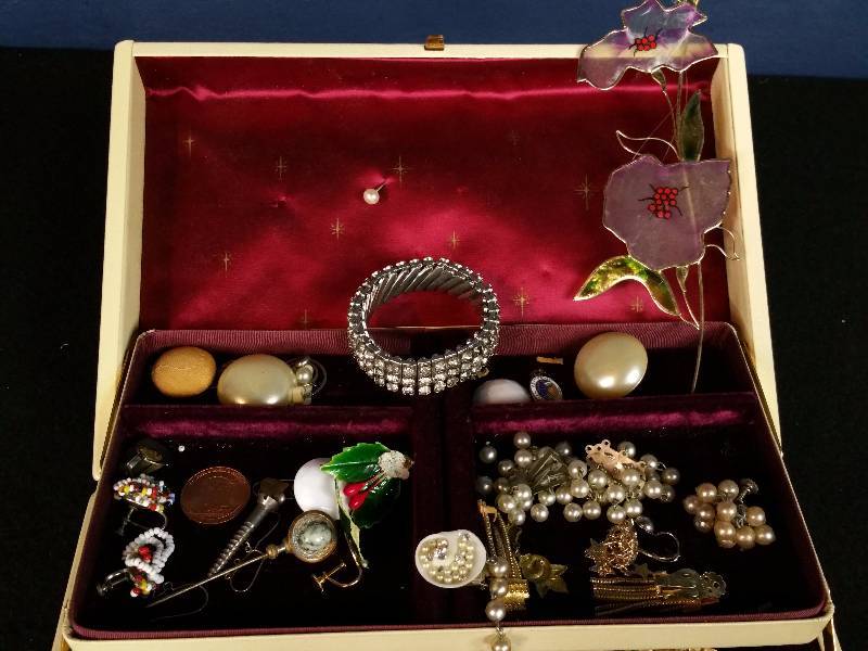 Vintage Jewelry Box - Full of Vintage Jewelry