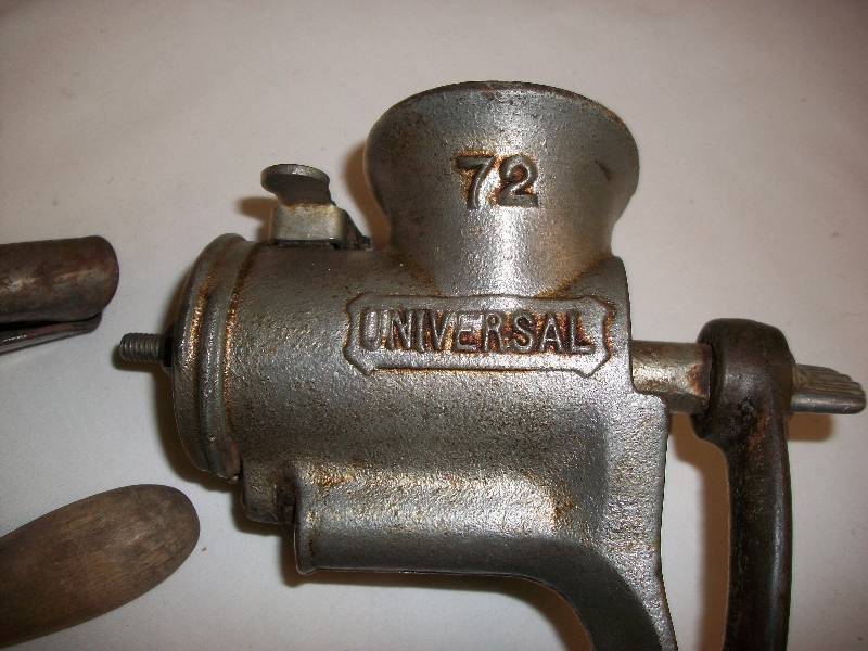 Antique Meat Grinder & Miscellaneous Vintage Collectibles