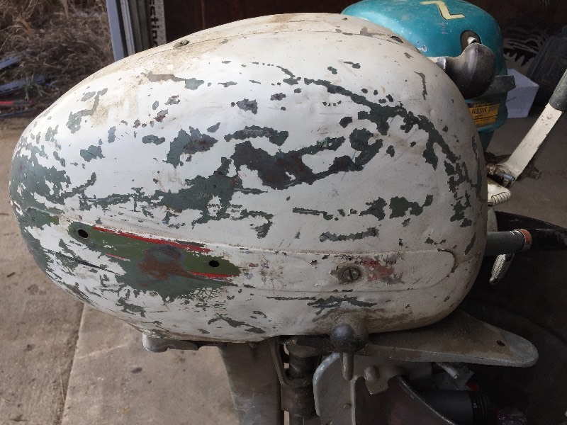 lot 8 image: 7.5 hp The Firestone Tire and Rubber CO. Outboard motor