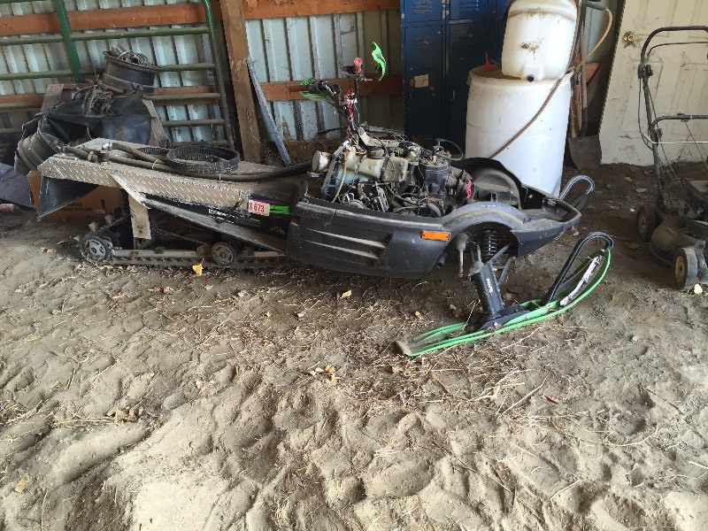 lot 11 image: 96 Arctic cat puma snowmobile