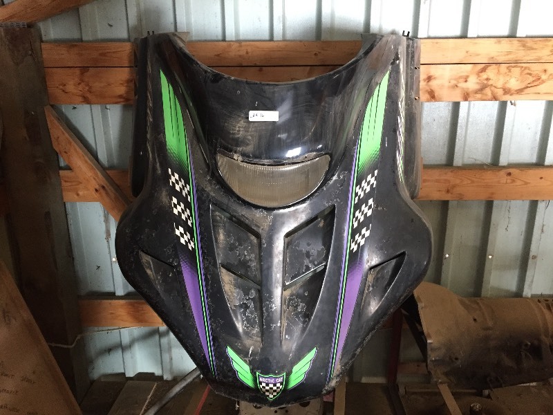 lot 16 image: Arctic cat wildcat hood 1993