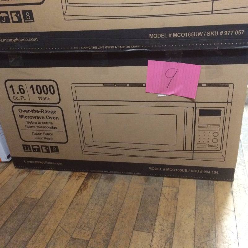 Magic Chef 1.6 cu. ft. Over the Range Microwave in Black New