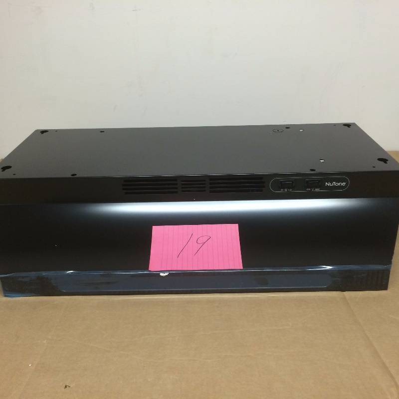 Nutone RL6200 30 in. Non-Vented Range Hood in Black