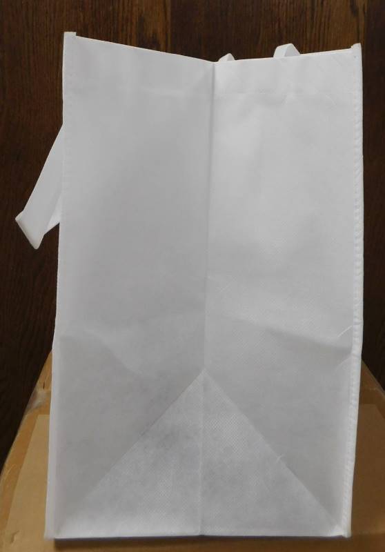 Reusable White Market Totes - 13 x 10 x 15