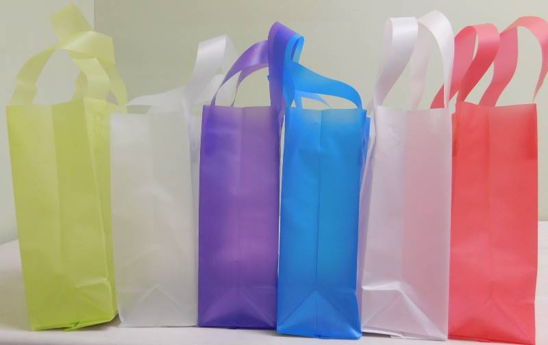 Lot of Multiple Colored Gift Bags - 5 x 3 x 8