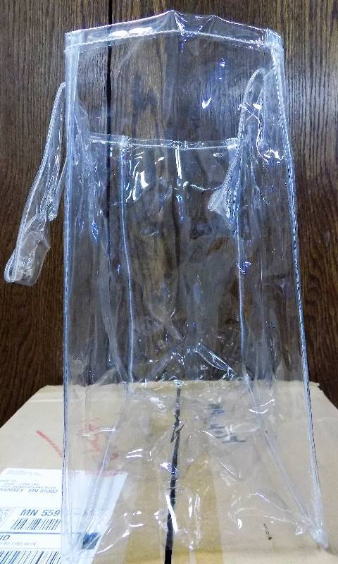 Clear Stadium Totes - 12 x 6 x 12