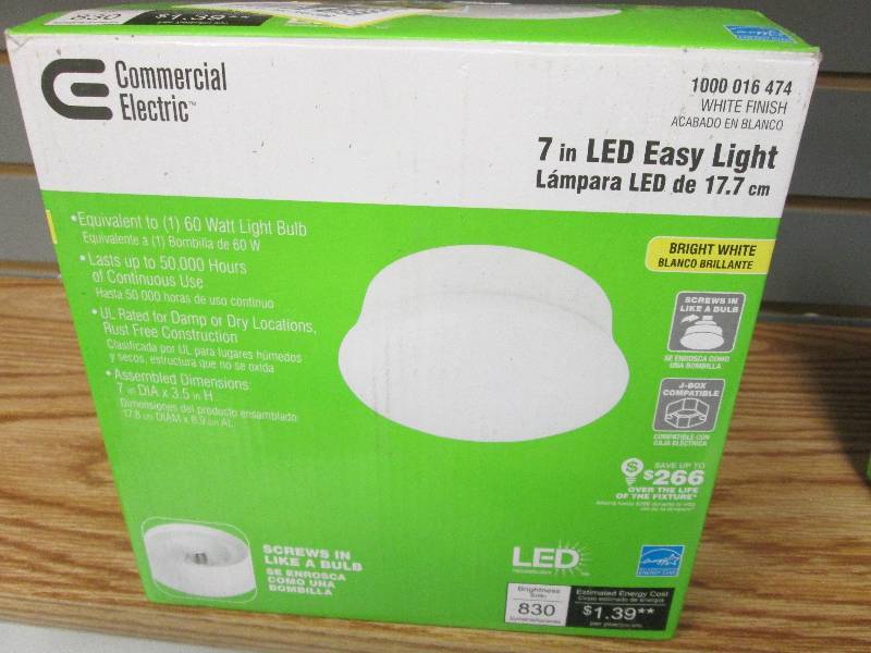 lot 125 image: Commercial Electric Model # 5460624...