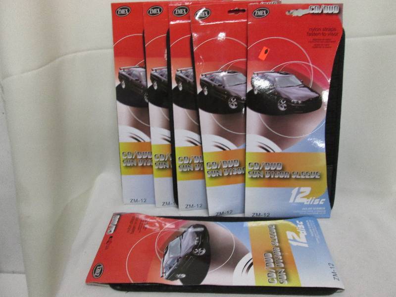 Lotof 6 CDDVD sun visor sleeves...