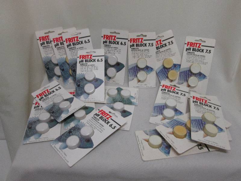 Lot of Fritz pH block 6.5 & 7.5 tab...