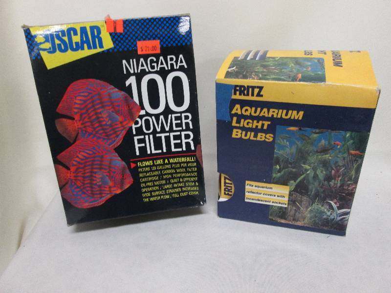 Aquarium power filter, aquarium lig...