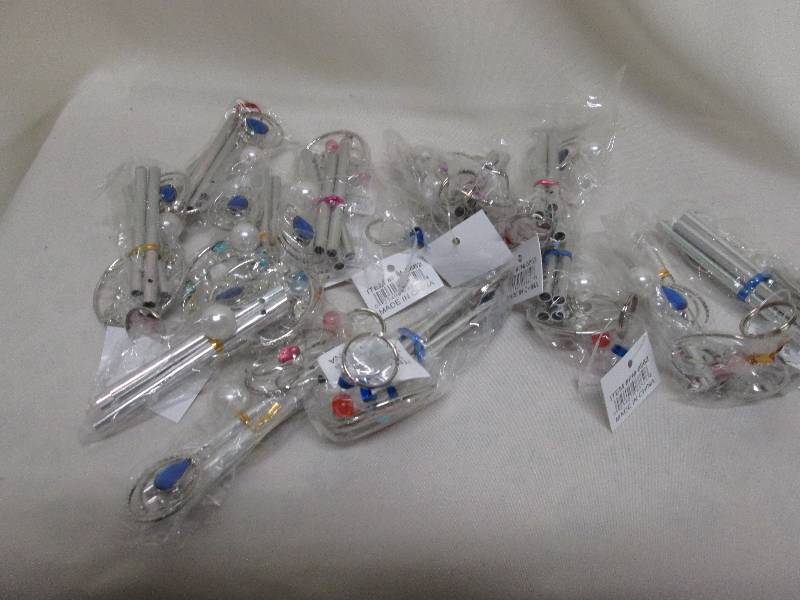 Lot of 12  assorted small wind chim...