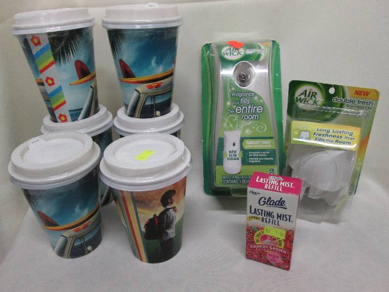 Air fresheners, 6 facial tissues pk...