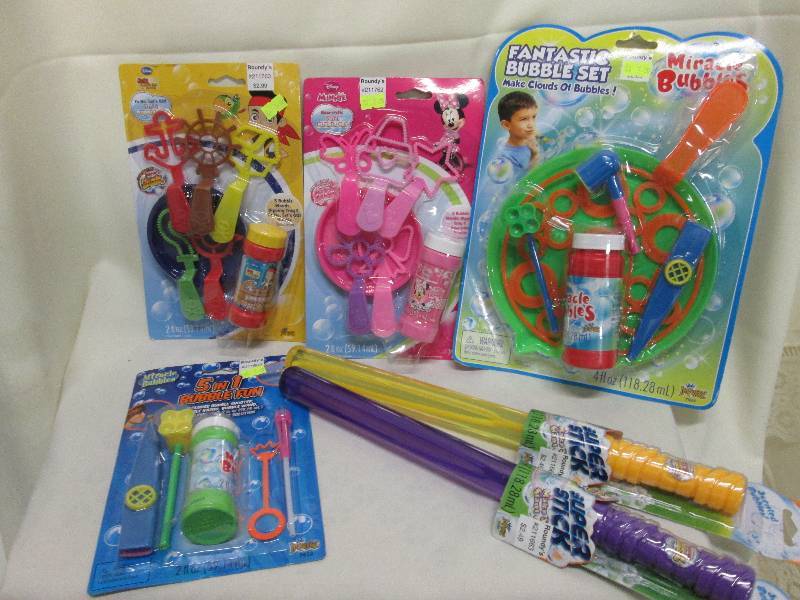 2 super bubble sticks, 4 pk of bubb...