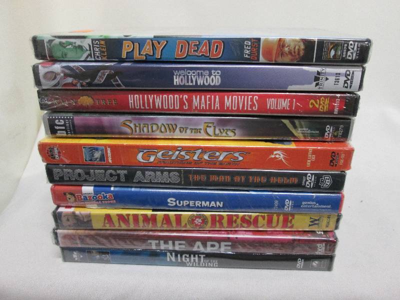 Lot of 10 DVDs various titles...