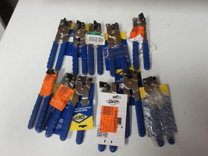 Lot of 11 QEP Hand held tile cutter...