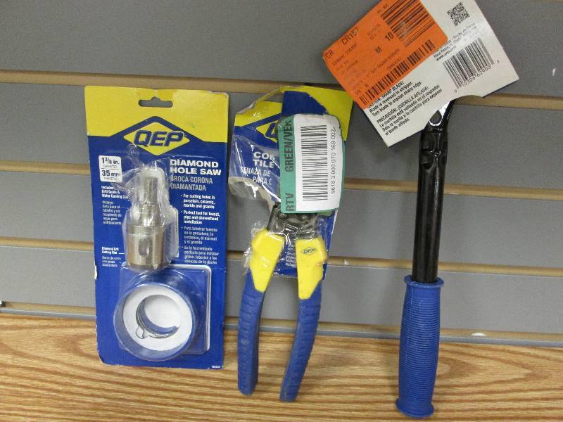 1 38 inch diamond hole saw, QEP co...