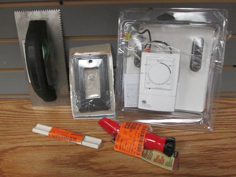 Assorted home improvement items see...