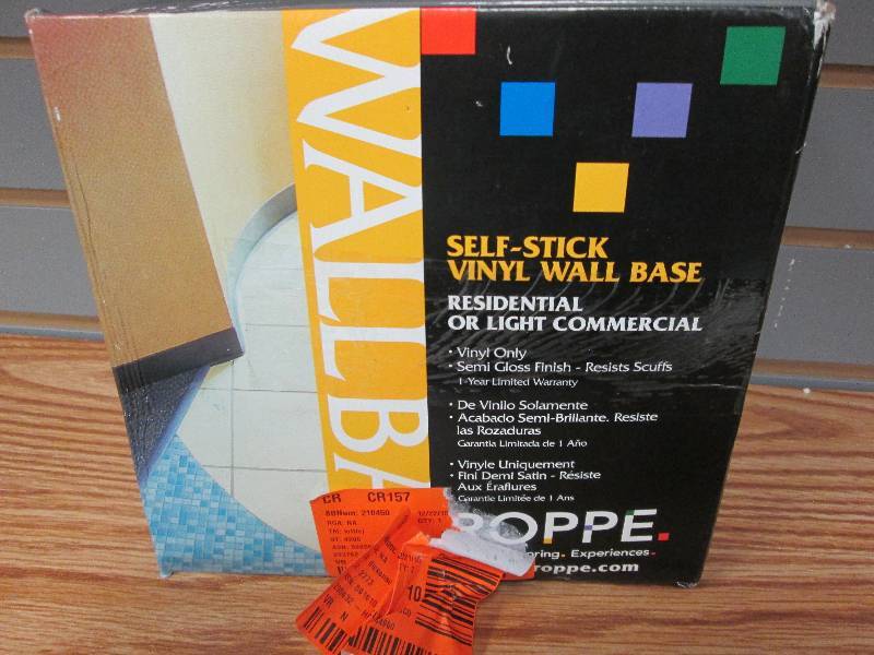 Roppe self-stick vinyl wall base- S...