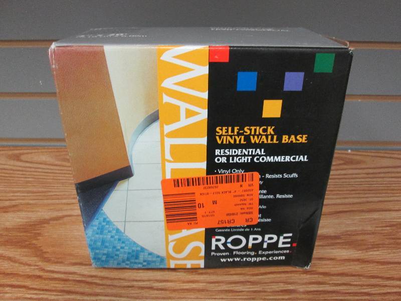 Roppe self-stick vinyl wall base- B...