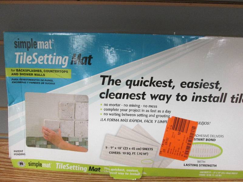 Tile setting mat...