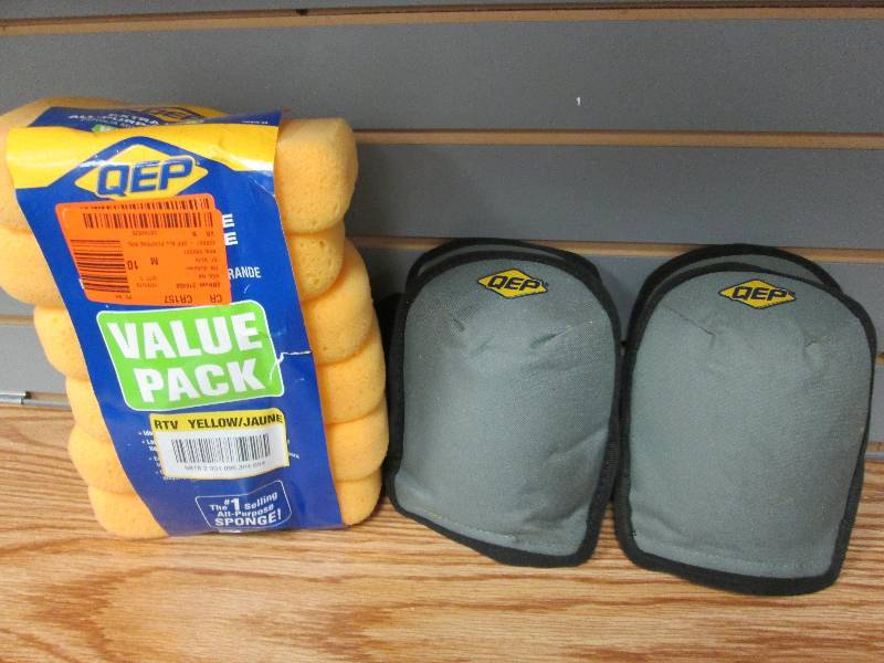 Value pack sponges, 2 pr QEP knee p...