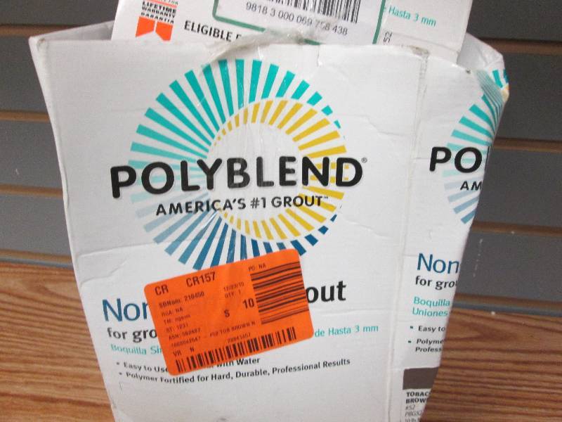 Polyblend non-sanded grout -tobacco...