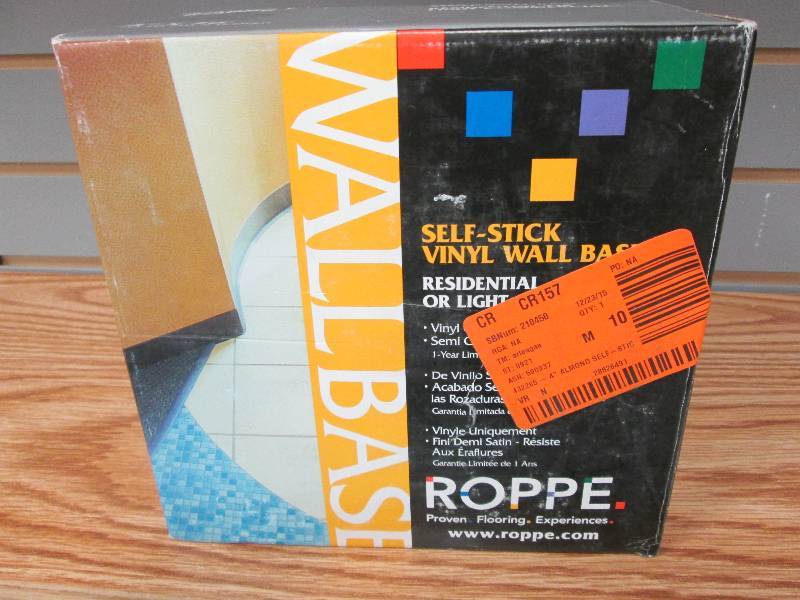 Roppe self-stick vinyl wall base- A...