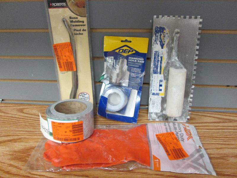 Base molding remover, diamond hole ...