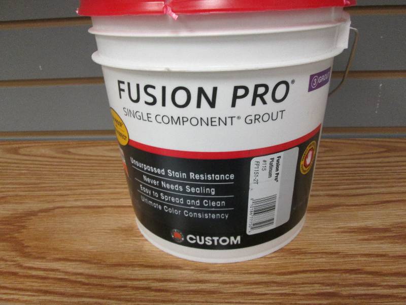 Fushion Pro single component grout ...