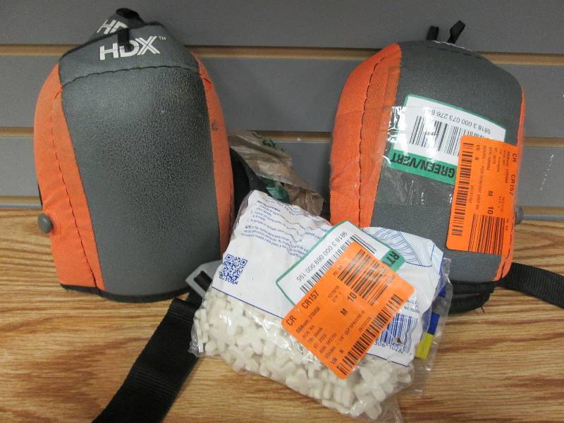 2 pair knee pads, 1 pk 14 inch til...