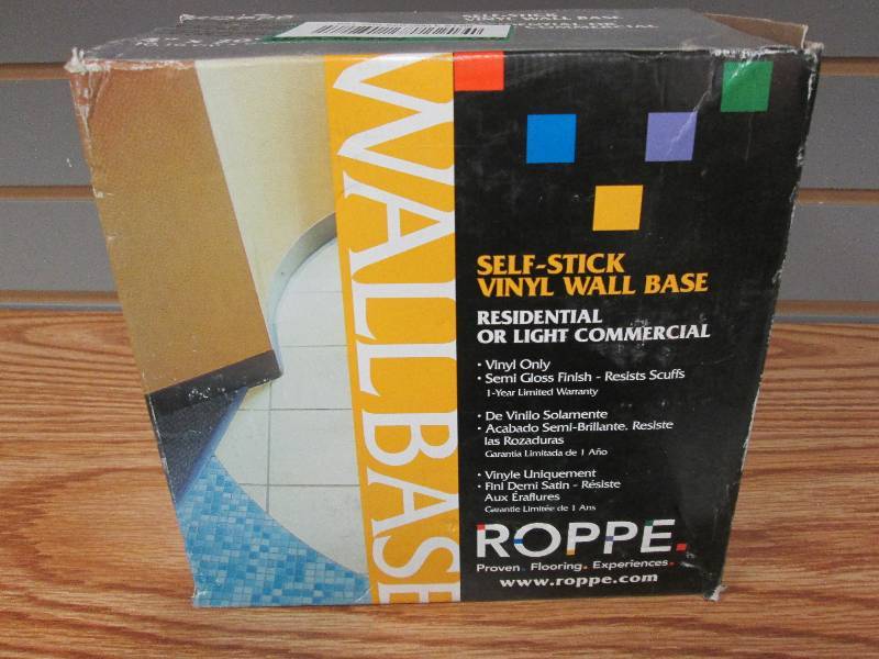 Roppe self-stick vinyl wall base- A...