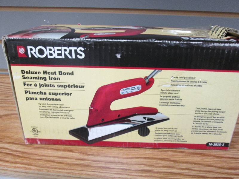 Roberts deluxe heat bond seaming ir...