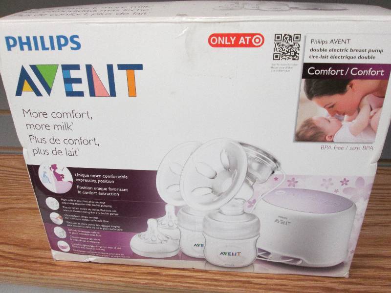 lot 59 image: Philips AVENT Double Electric Comfo...