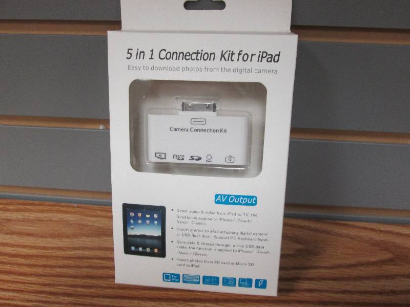 lot 61 image: 5 -in 1 Connection Kit for i Pad ...
