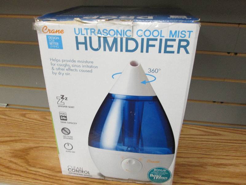 lot 70 image: Crane Drop Shape Cool Mist Humidifi...