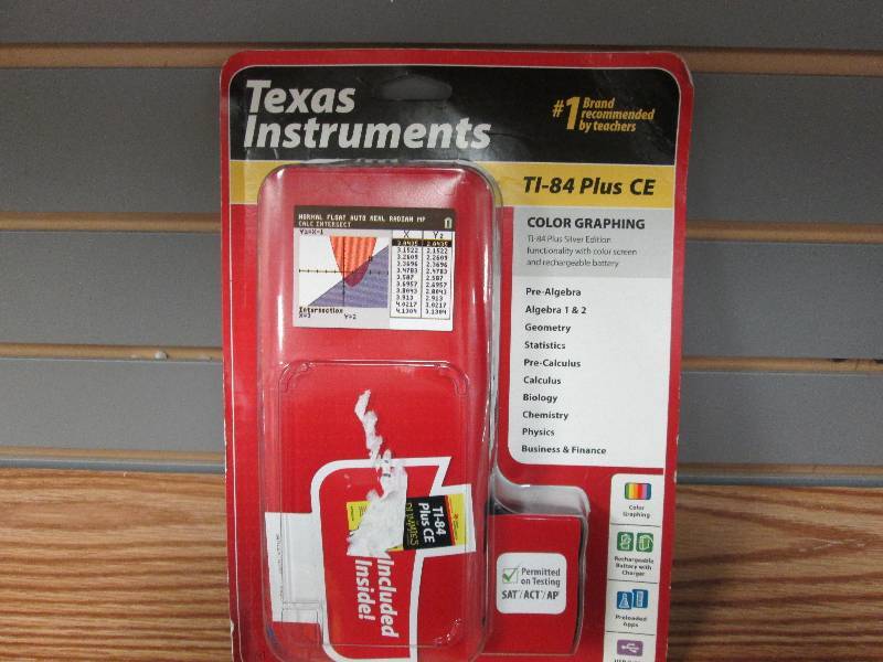 lot 83 image: Texas Instruments TI-84 Plus CE gra...