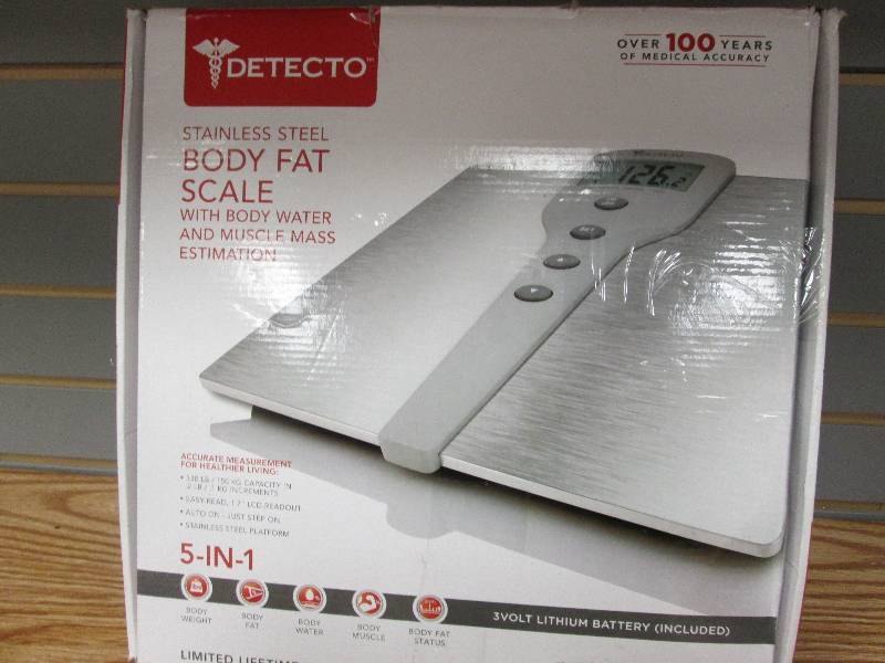 lot 85 image: Detecto D220 Stainless Steel LCD Di...