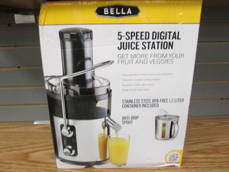 lot 90 image: Bella 5-Speed Digital Juice Station...