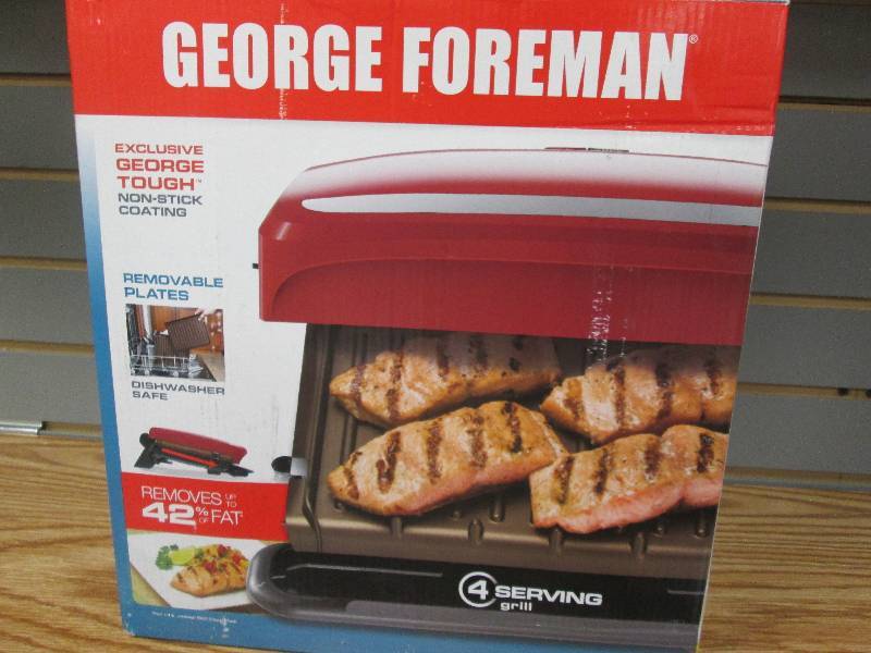 lot 92 image: George Forman GRP360R 4 Serving Rem...