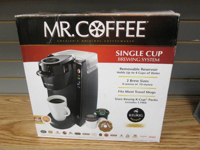 lot 93 image: Mr. Coffee Single Serve Brewer BVMC...