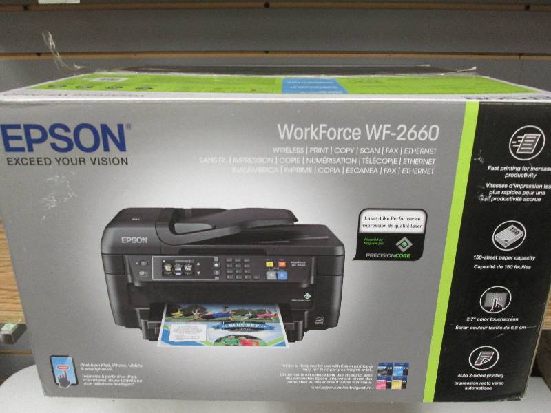 lot 95 image: Epson Workforce WF-2660 AIO Printer...