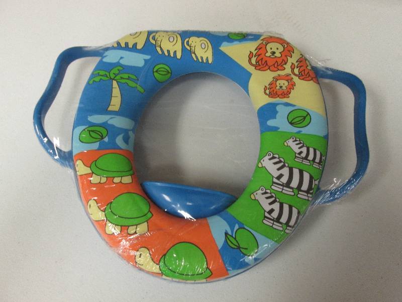 lot 97 image: Potty Training Seat - blue Retail $...