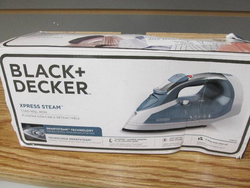 lot 108 image: Black and Decker Xpress Steam Iron ...