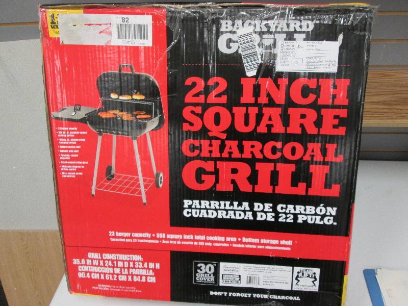 lot 116 image: Backyard 22 Square Charcoal Grill...