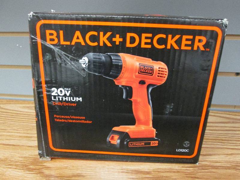 lot 119 image: Black & Decker Lithium 20v Drill  ...