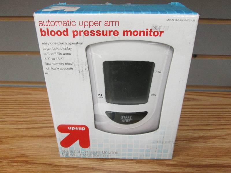 lot 120 image: Up & Up Blood Pressure Monitor- see...