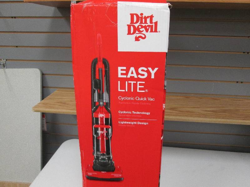 lot 123 image: Dirt Devil Easy Lite Cyclonic Quick...